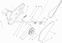 Rotor Drive Assembly Diagram and Parts List for 34002 290000001-290999999 - 2009 Lawn Boy Snow Blower
